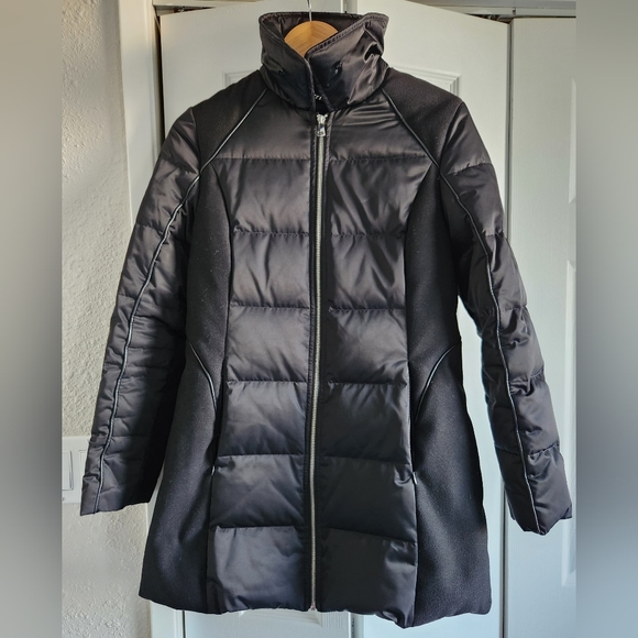 French Connection Puffer Coat, Black, Size US M - Picture 4 of 5